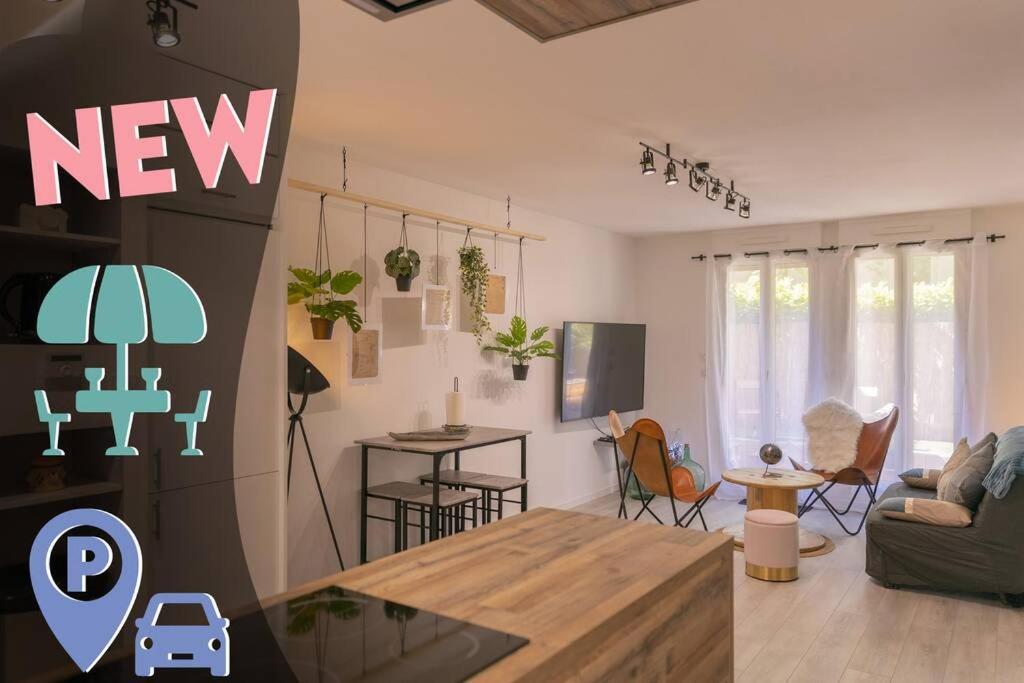 Superbe Appart Plein Centre Avec Parking & Jardin Metz Exterior foto